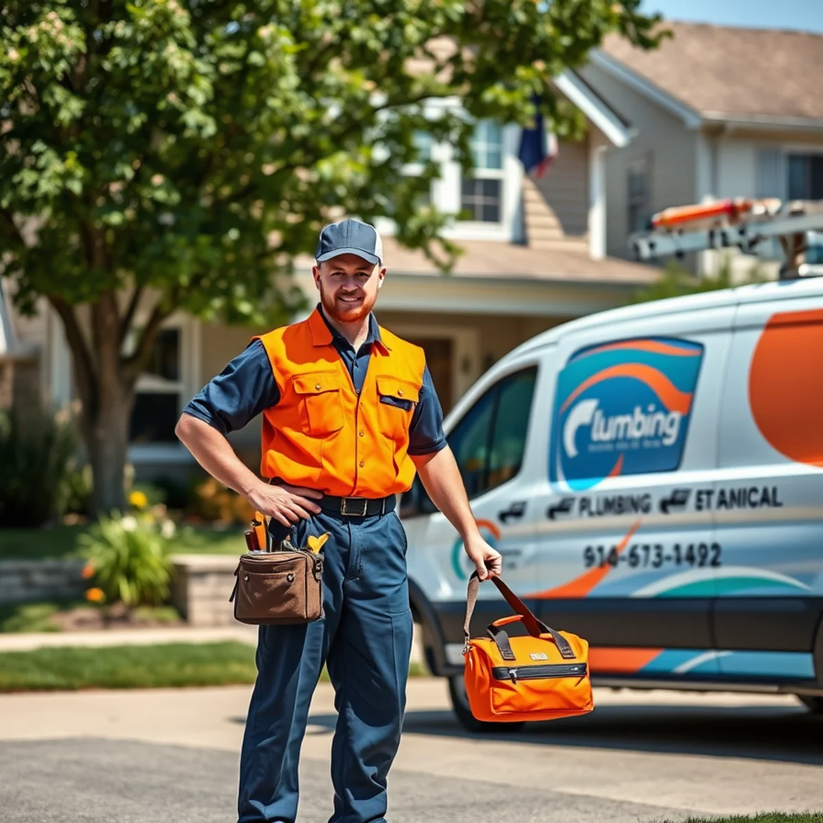 Ryan Water Systems plumber at an established home in Beech Grove, IN