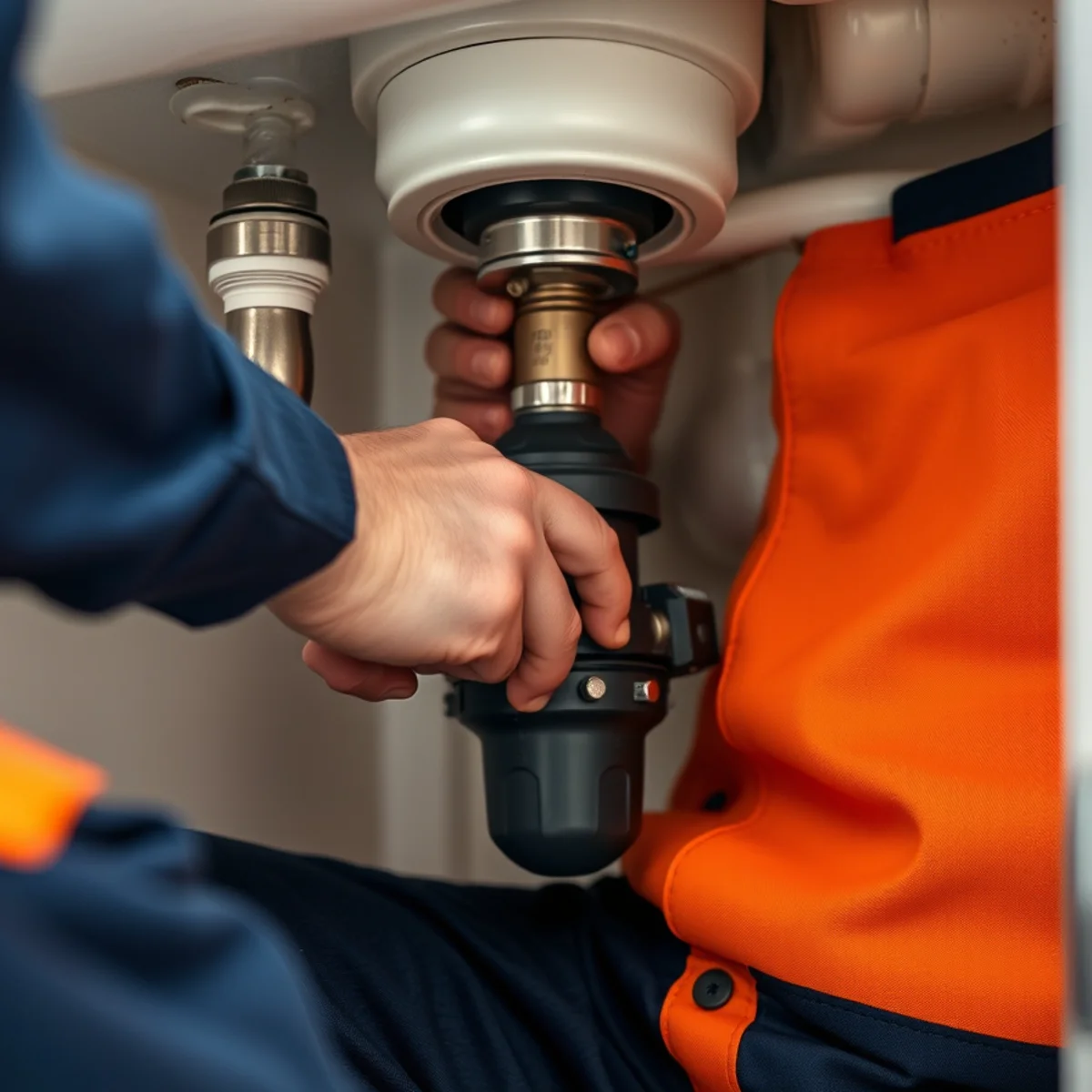 Ryan Water Systems plumber providing garbage disposal repair & installation in an Indianapolis, IN home