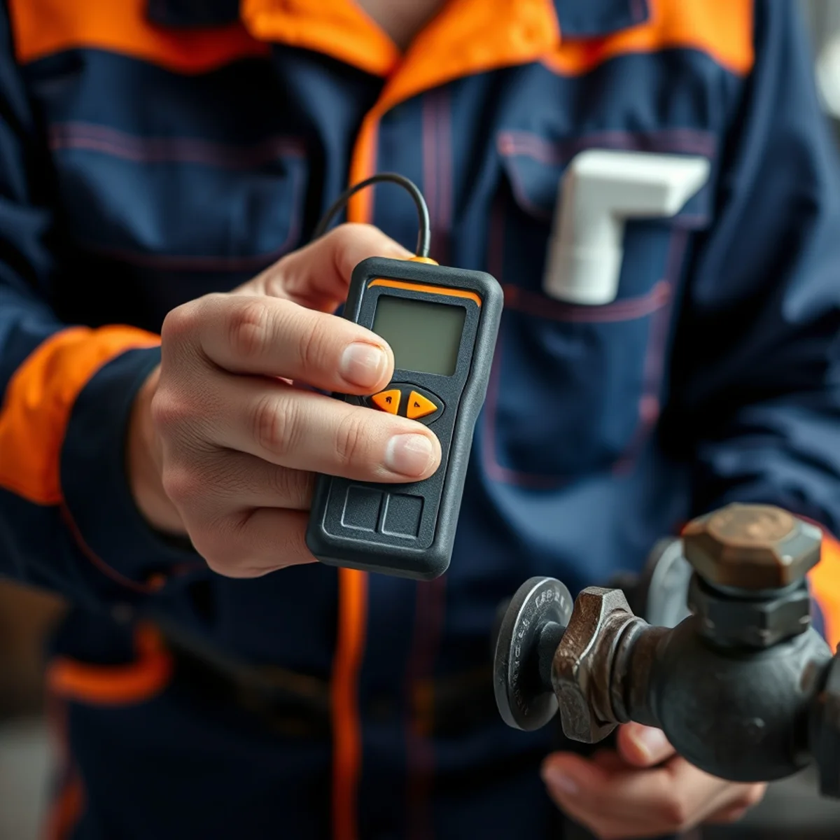 Ryan Water Systems plumber providing gas line services in an Indianapolis, IN home