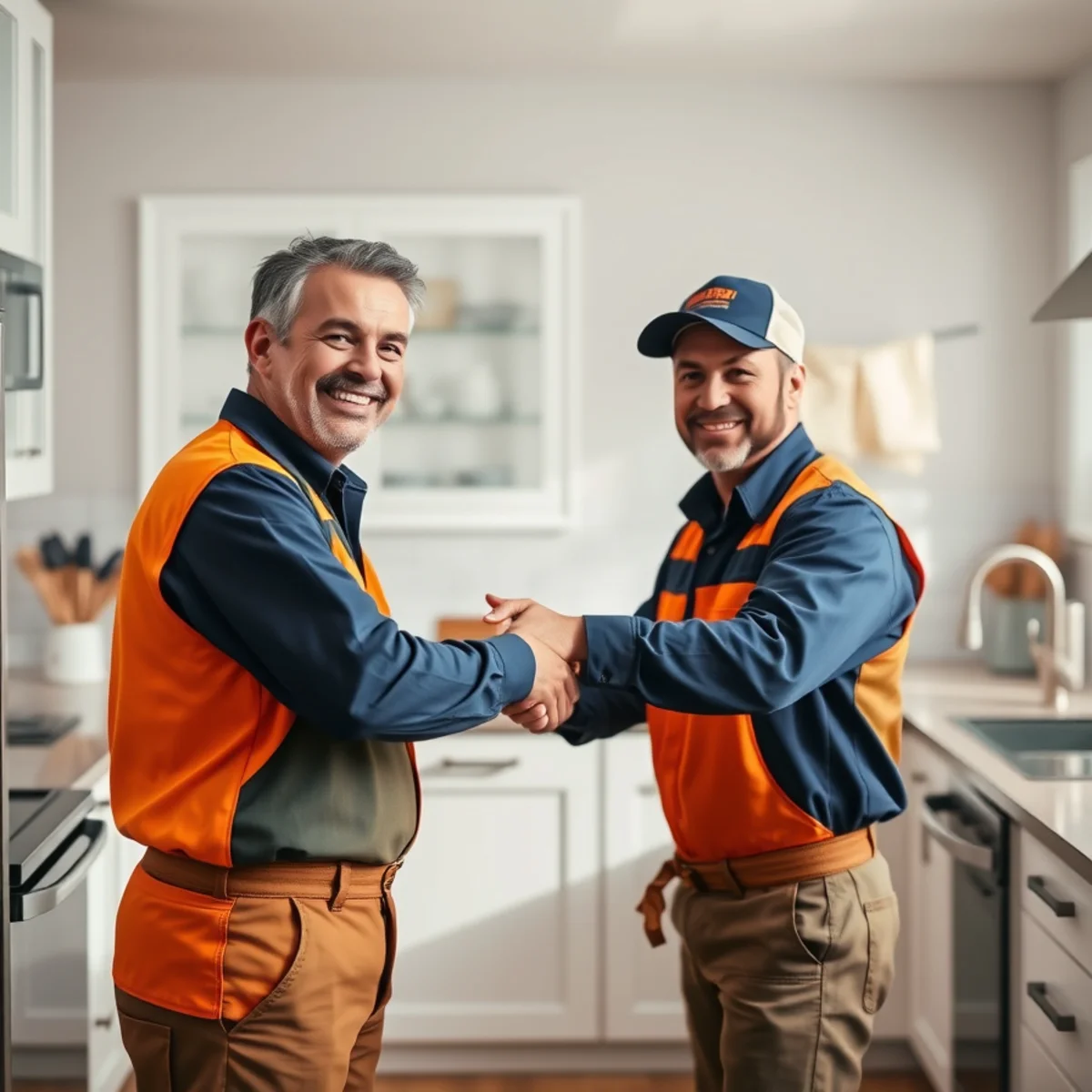 Satisfied Indianapolis homeowner with a Ryan Water Systems plumber