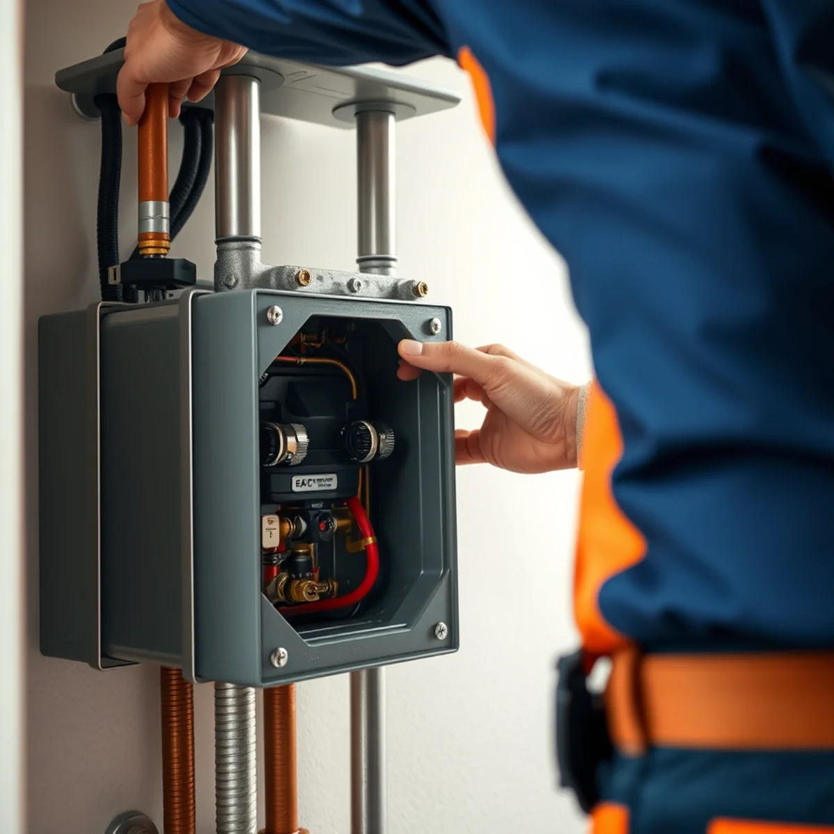 Ryan Water Systems plumber providing tankless water heaters in an Indianapolis, IN home
