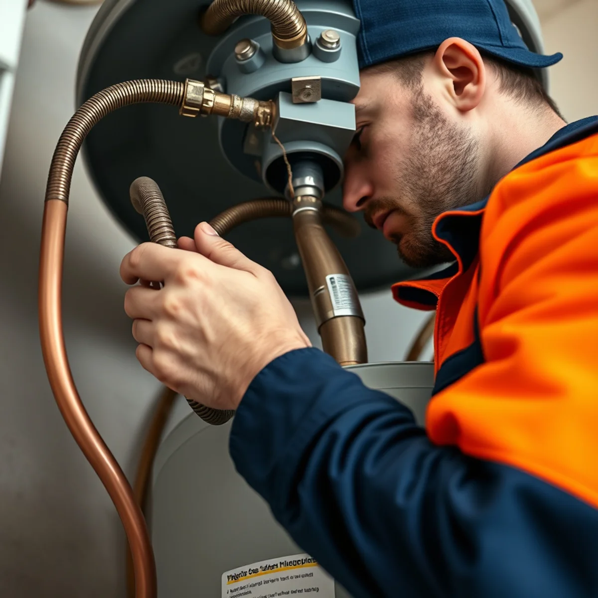 Ryan Water Systems plumber providing water heater installation in an Indianapolis, IN home